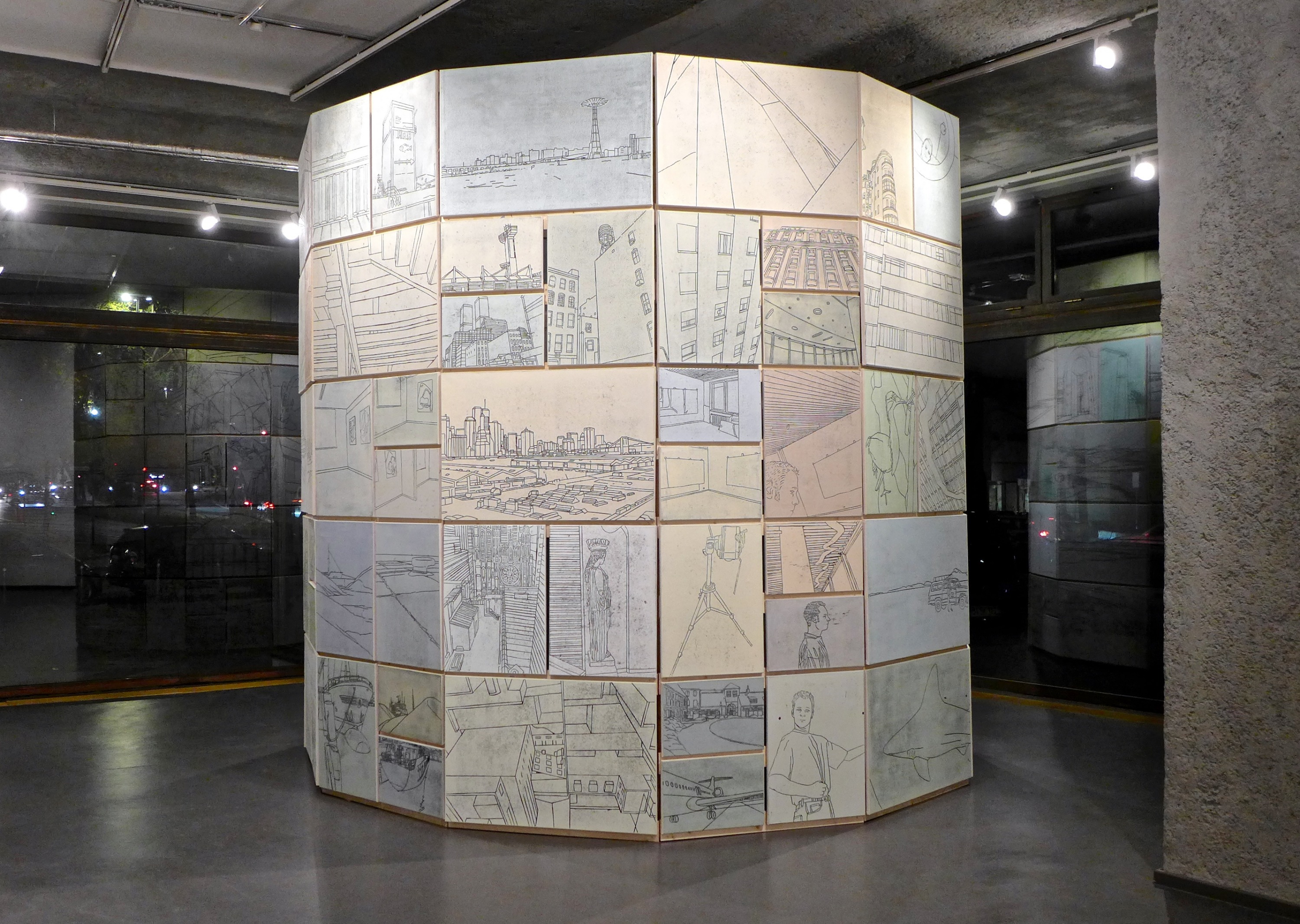 Ausstellungsraum der IGM Berlin 