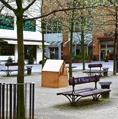 Hillmannplatz, DRUCKWERK - Haut der Stadt 